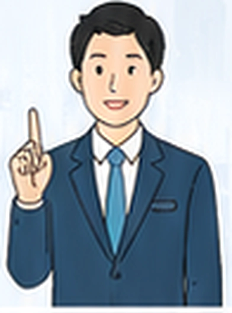 導入条件を説明する人物